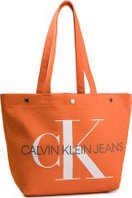 Kabelka Calvin Klein Jeans Canvas Utility Ew Bottom Tote M K60K605310 Oranžová