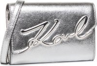 Kabelka Karl Lagerfeld 201W3105 Stříbrná