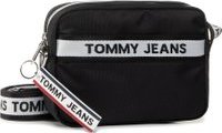 Kabelka Tommy Jeans Tjw Logo Tape Crossover Nyl AW0AW08255 Černá