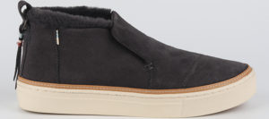 Boty Toms Forged Iron WR Suede/Faux Fur