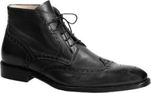 Leonardo Shoes Kotníkové boty PINA 107 VITELLO NERO Černá