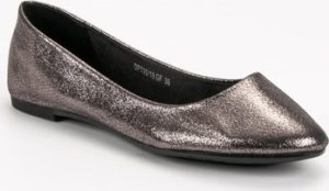 Filippo Baleríny Trendy baleríny šedo-stříbrné dámské bez podpatku ruznobarevne