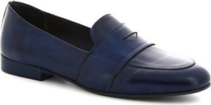 Leonardo Shoes Mokasíny K 104 BLEU Modrá