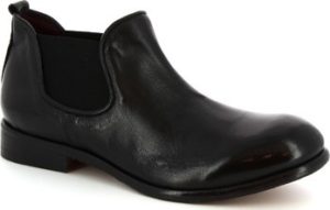 Leonardo Shoes Kotníkové boty 26525/1 CANDY NERO Černá