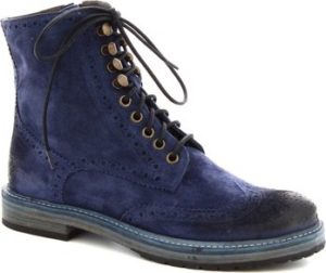 Leonardo Shoes Kotníkové boty 4730 BLUE Modrá