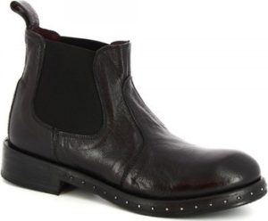 Leonardo Shoes Kotníkové boty 6918/1 MATRIX NERO Černá