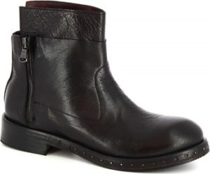 Leonardo Shoes Kotníkové boty 6918/2 Černá