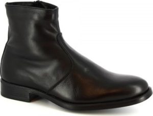 Leonardo Shoes Kotníkové boty 248-5135 BUTTER CALF NERO Černá