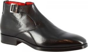 Leonardo Shoes Kotníkové boty 8239I18 TOM VITELLO NERO Černá