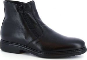 Leonardo Shoes Kotníkové boty 75538-I F. 755 GOMMA ILARI CUC NERO Černá