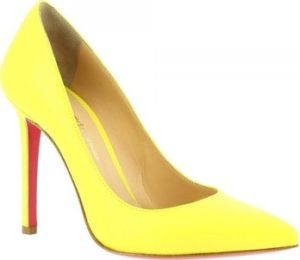 Leonardo Shoes Lodičky 7105 NAPPA GIALLO Žlutá