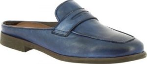 Leonardo Shoes Pantofle 35591/3 PAPUA BLU Modrá