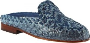 Leonardo Shoes Pantofle 4 MULTICOLOR BLU Modrá