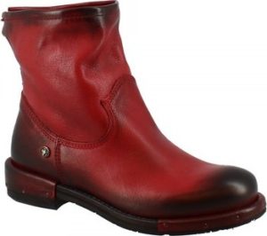Leonardo Shoes Kotníkové boty RE15F VACCHETTA ROSSA Červená