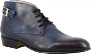 Leonardo Shoes Kotníkové boty 045 CAPRA BLEU Modrá