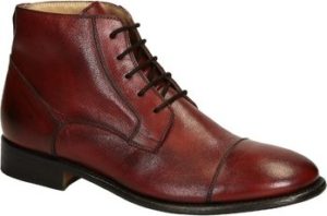 Leonardo Shoes Kotníkové boty PINA 3022 CAVALLO MARANJA Červená