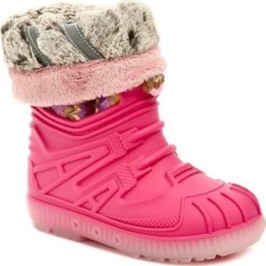 Italy Zimní boty Dětské Top Bimbo 8119 růžové dívčí sněhule Růžová