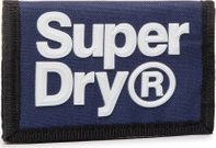 Velká pánská peněženka Superdry Velcro Logo Wallet M9810024A Tmavomodrá