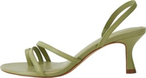 MANGO Páskové sandály 'Loma' trávově zelená