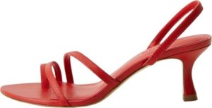 MANGO Páskové sandály 'Loma' červená