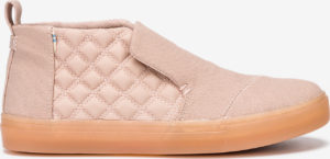 Boty Toms Seashell WR Textural Canvas/Quilted Nylon