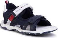 Sandály TOMMY HILFIGER Velcro Sandal T3B2-30739-0935 S Tmavomodrá