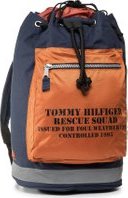 Batoh Tommy Jeans Tjw Archive Drawstring Bag Blue AM0AM06168 Tmavomodrá