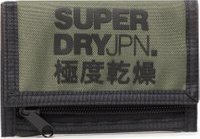 Velká pánská peněženka Superdry Tri Fold Polyester Wallet M9810037A Zelená