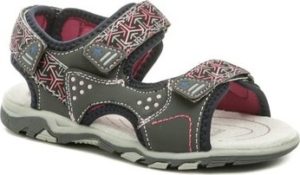 Wojtylko Sportovní sandály 3S2720 šedo růžové dívčí sandálky