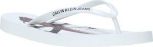 Calvin Klein Jeans Žabky B4R0905 Bílá