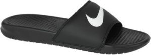 Nike pantofle Benassi Swoosh Černá