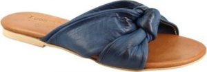 Leonardo Shoes Sandály PC139 CAPRA BLE Modrá