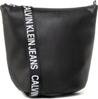 Kabelka Calvin Klein Jeans Mini Bucket Python K60K606865 Černá