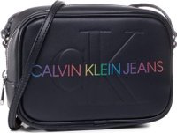Kabelka Calvin Klein Jeans Sculpted Camera Bag Pride K60K607389 Černá