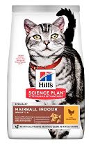 Hill's Fel. Dry Adult"HBC for indoor cats"Chicken 10kg + pelíšek zdarma