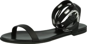HUGO Páskové sandály 'Kimley' černá