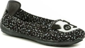 Rock Spring Baleríny Panda Style black dámská gumičková obuv Černá