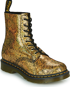 Dr Martens Kotníkové boty 1460 IRIDESCENT Zlatá