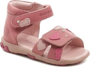 Axim Sandály Dětské Sunway 1S6938 růžové dívčí sandálky Růžová