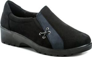 Scandi Mokasíny 229-0005-X1 černá dámská zimní obuv Černá