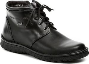 Bukat Kotníkové boty 208 černé pánské zimní boty Černá