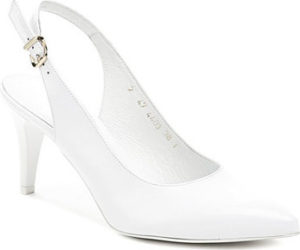 Anis Lodičky AN4403 bílá dámská svatební obuv Bílá