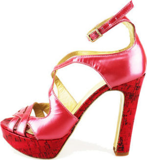 Twin Set Sandály TWIN-SET sandali rosa pelle AG70 Růžová