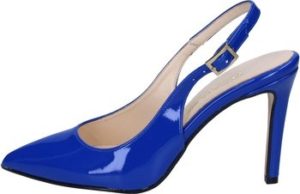 Olga Rubini Sandály sandali blu vernice BY285 Modrá