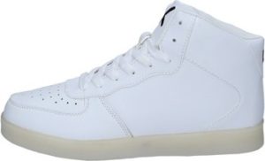 Wize Ope Tenisky sneakers bianco pelle BY890 Bílá