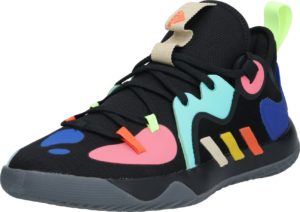 ADIDAS PERFORMANCE Sportovní boty 'Harden Stepback 2' černá / modrá / tyrkysová / pink / oranžová
